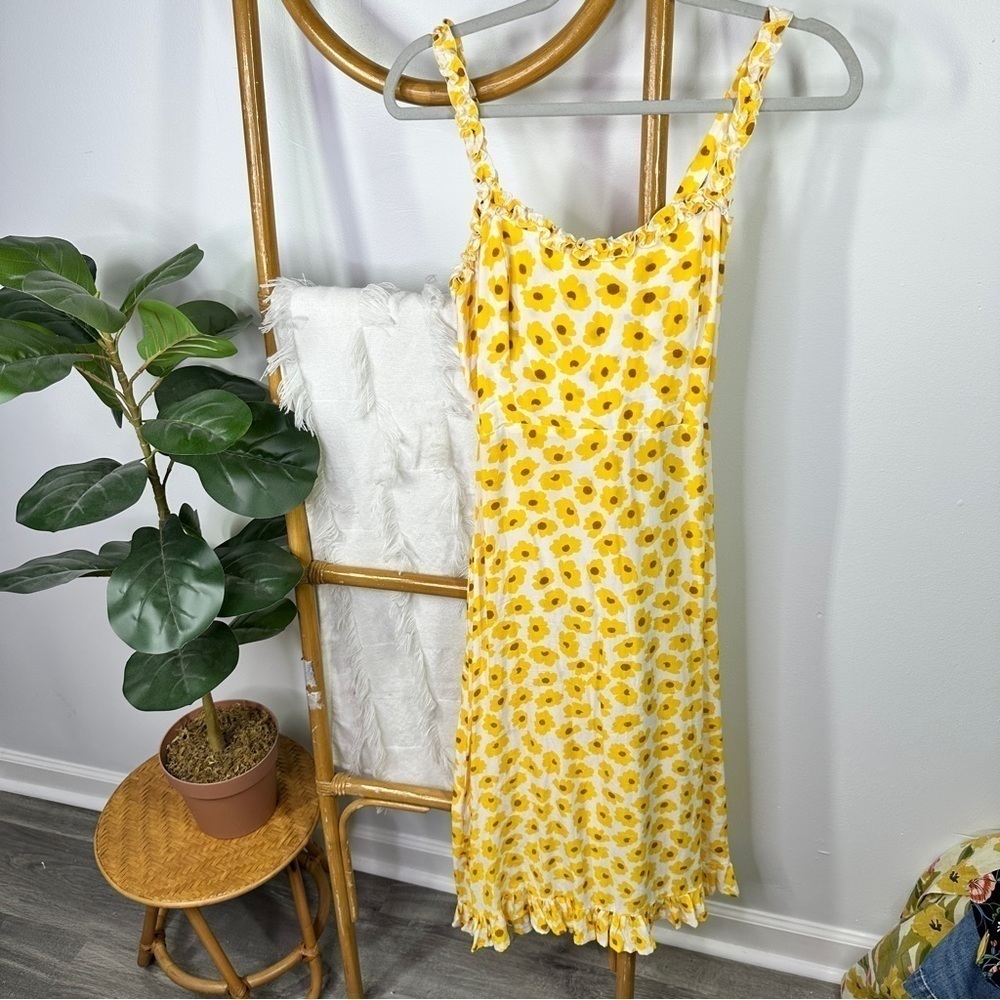 Faithfull The Brand Noemie Floral Midi Dress sz S